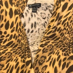 Inc animal print sweater